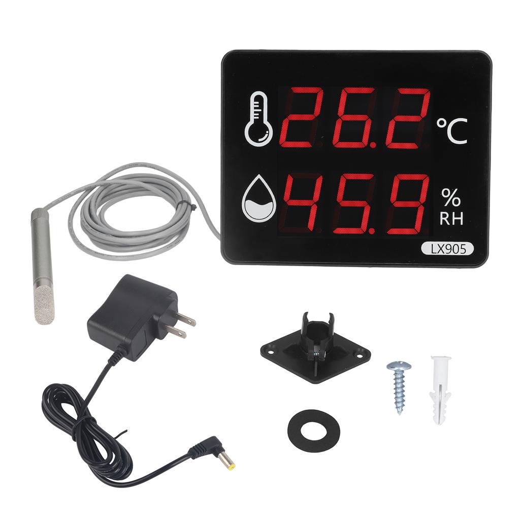 Thermometer Hygrometer Temperature Humidity Meter  100‑240V for Home Industry
