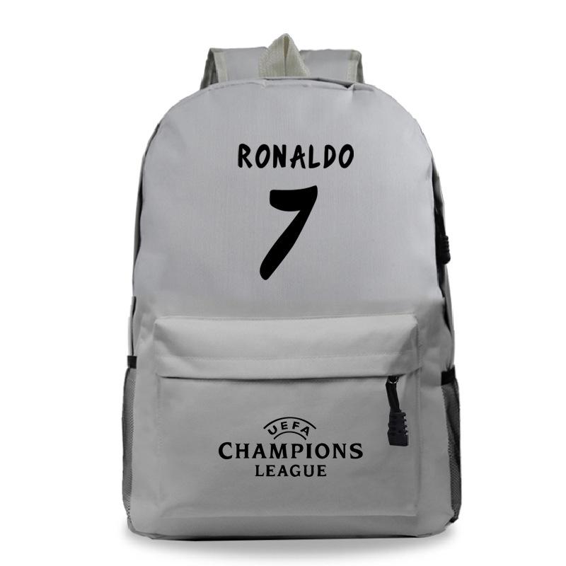 Периферийные футбольные C Роналду шаблон модный рюкзак кампус студенческая школьная сумка дорожная сумка