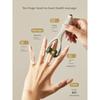 Natural Jade Finger Massager for Kneading and Multi-Functional Meridian Massage, Adult Hand Joint Acupoint Scraping Roller