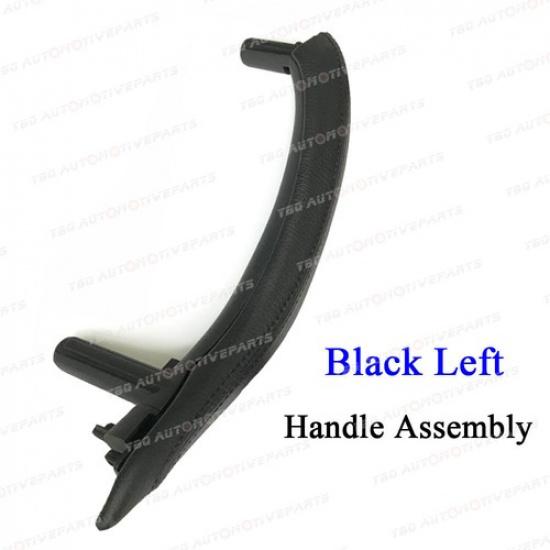 Door Pull Handle Cover with Leather Assembly For BMW X5 X6 F15 F16 2014 -2018