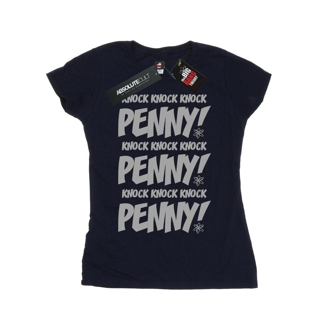 The Big Bang Theory Womens/Ladies Knock Knock Penny Cotton T-Shirt
