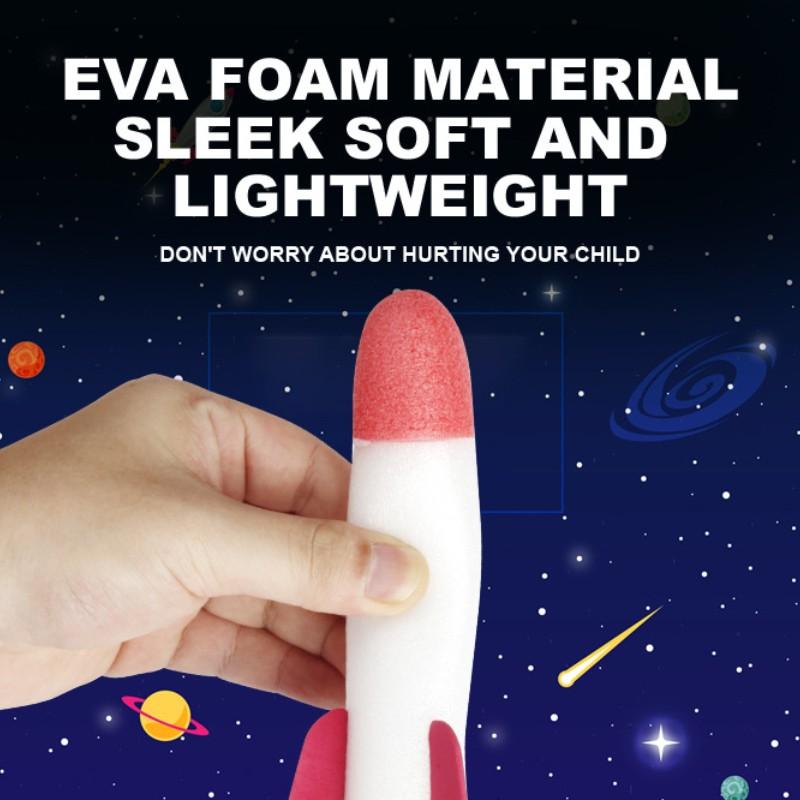 Творческая вспышка ракета Детская пусковая установка для улицы Педальный насос Игрушки Спортивный детский подарок Воздушная ракета 1 комплект Интерактивные игрушки