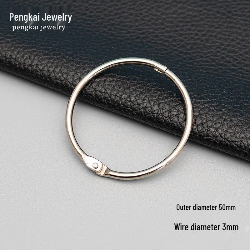 Металлические кольца-зажимы для DIY альбомов, украшений и брелоков