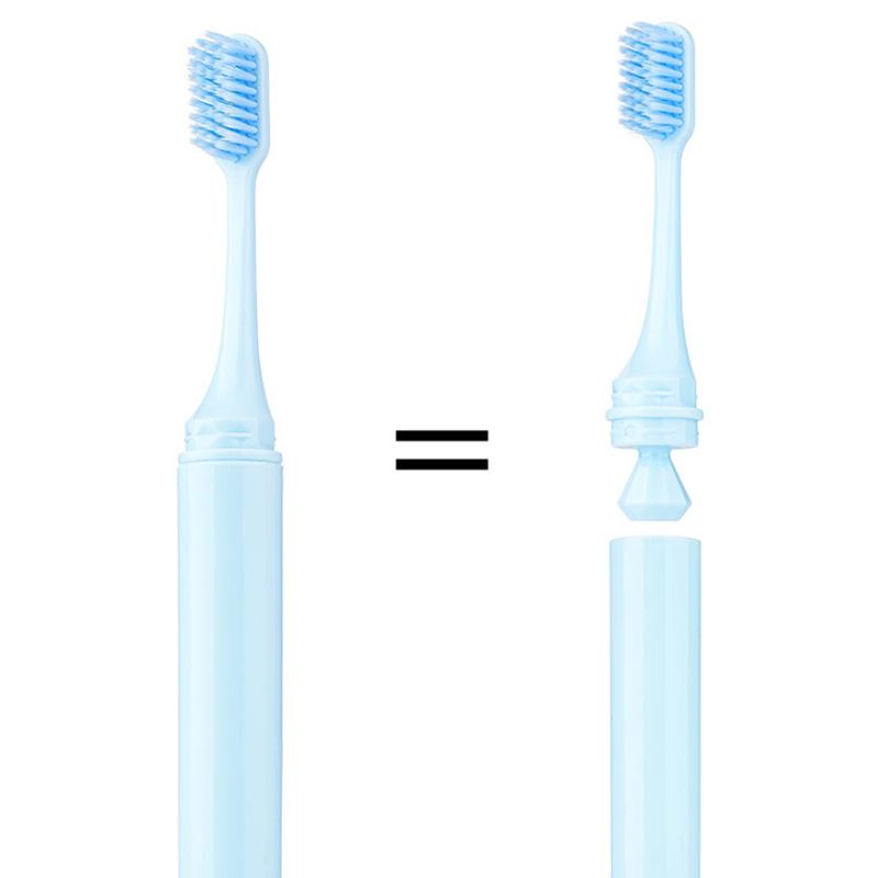 3 шт. Дорожная зубная щетка Складная Портативная Маленькая Зубная щетка Взрослая Мягкая зубная щетка Конфетных цветов Очистка зубов