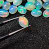 AAA Quality Oval Shape Multi Fire 9x7 MM Opal Cabochon, Healing Stone, Natural Opal Gemstone Lot.