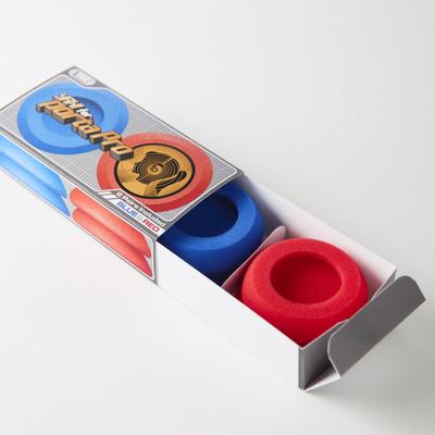 Амбушюры YAXI для Koss PORTAPRO A5 фиолетовые постеры (красный + синий) +