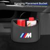 MVON9 New 2025 Car Trash Can Hanging Box Storage Bag Organizer Accessories For BMW M Performance 1 2 3 4 5 7 Series X1 X2 X3 X4 X5 X6