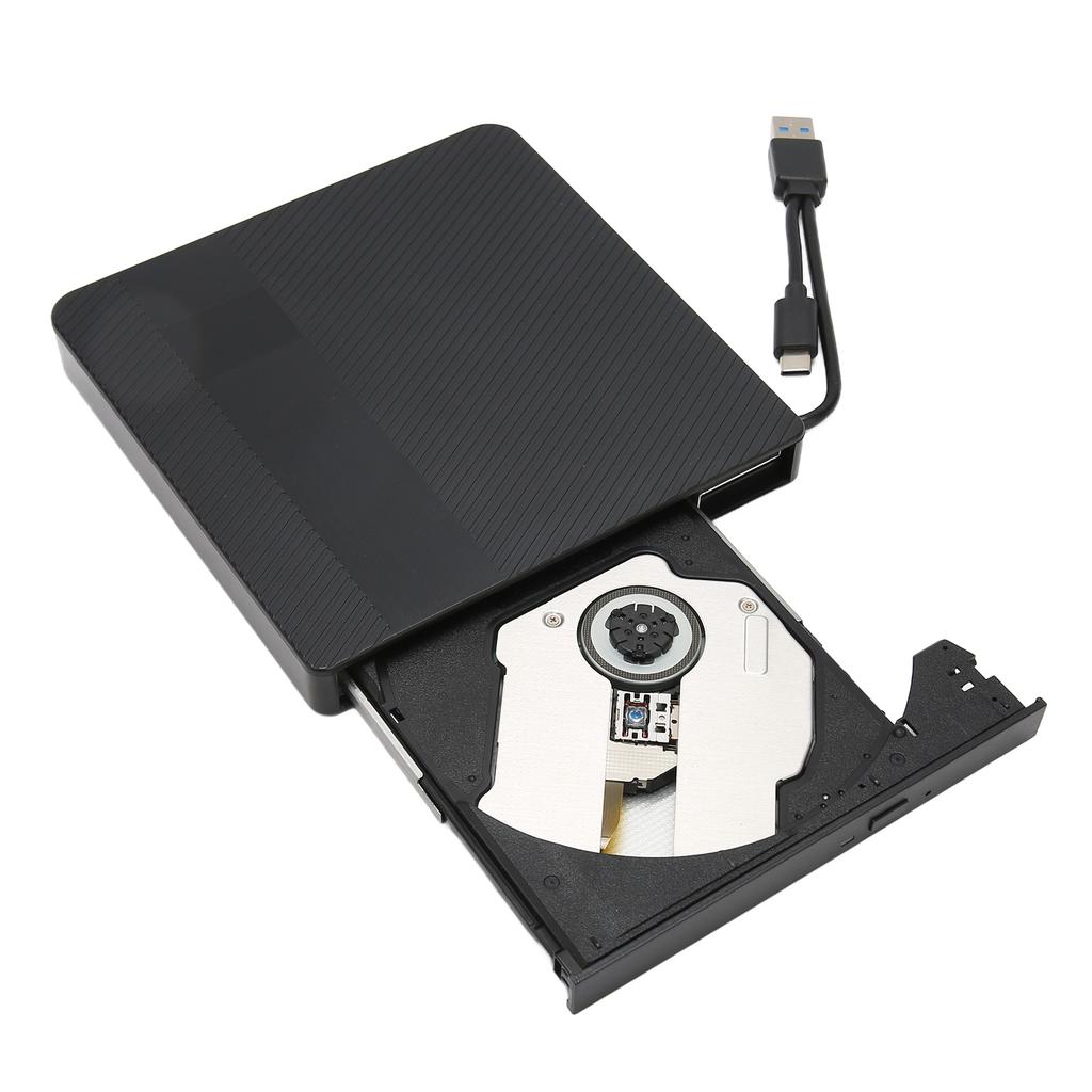 External DVD Drive USB3.0 Type C Universal CD DVD RW Burner for Linux for Windows for OS X for