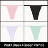 4PCS/Set  Adjustable Waist Sexy G-string Panties Cotton Women's Underwear Girl Female Pantys Bikini Lady Thongs Lingerie
