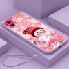 Samsung Galaxy A24 A54 A23 для iPhone 11 12 13 14 15 Pro Max Xiaomi Redmi 13C Huawei Straight Edge Мягкий чехол для телефона A3 Merry Christmas Bear Deer art