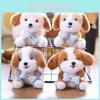 Plush Dog Pendant With Soft Short Pile Fabric For Gift And Collection