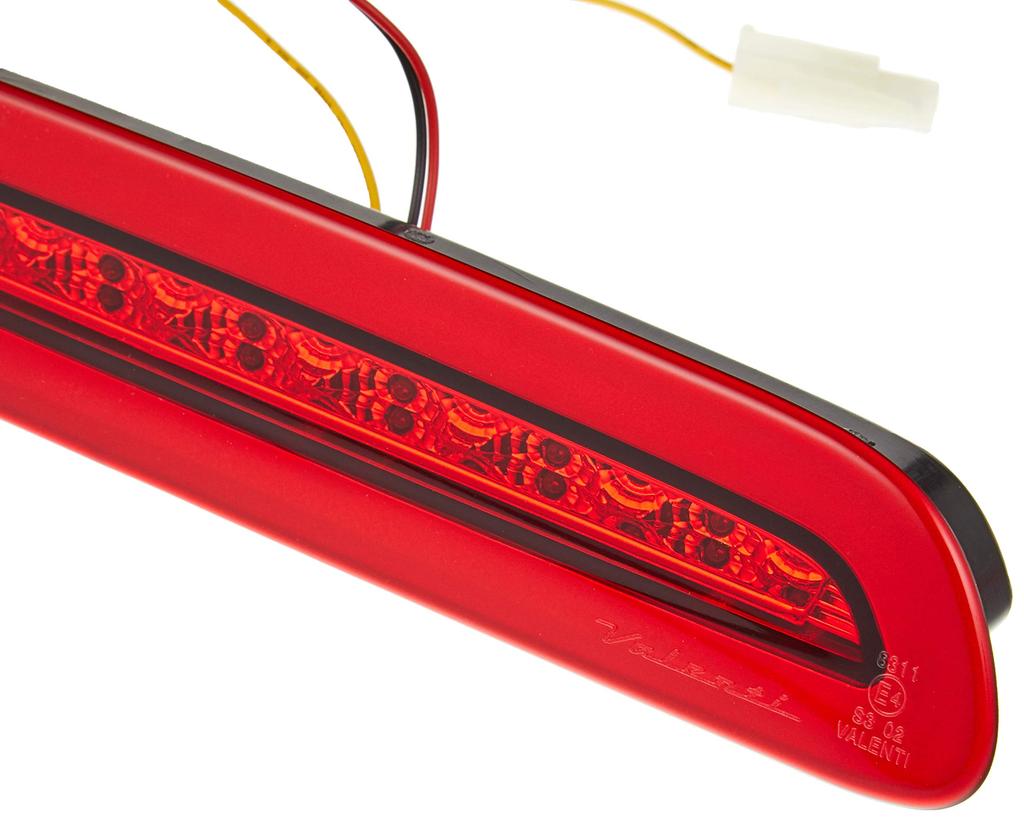 VALENTI Jewel LED Дополнительный стоп-сигнал 17 светодиодов Красный для 3-го поколения поздней серии 200 с мая 2012 года Линза/Хром HT200ACE-RC-1 Hiace/RegiusAce