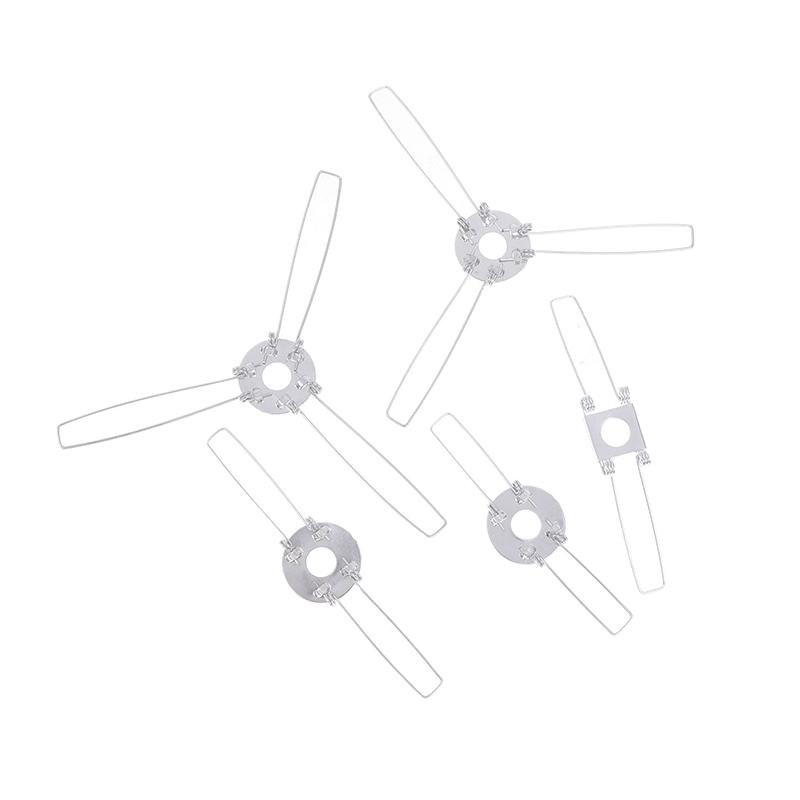 4 шт. 2-вилки 3-вилки оцинкованный фиксирующий пружинный зажим пружинная пряжка для фиксации абажура шрапнель своими руками для подвесных ламп фонари