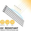 200 Pcs Self Locking Cable Tie Stainless Steel Self Locking Cable Tie Zip Tie  Exhaust Wrap