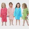 MICHLEY Cartoon Hooded Cotton Baby Bathrobe and Towel