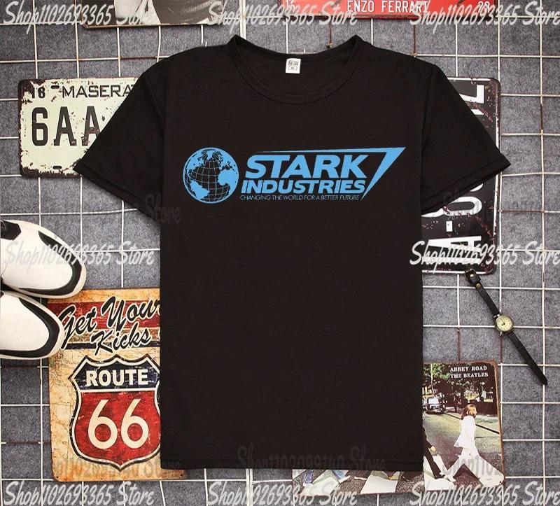 Мужская футболка Stark Industries мужчины футболка летняя мода топ футболки Крутая повседневная футболка гордости мужчины Унисекс - Мужская летняя хлопковая...