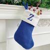 Christmas Stockings Small Embroidered Letter Knitted Xmas Hanging Stocking Decorations Christmas Party Decor