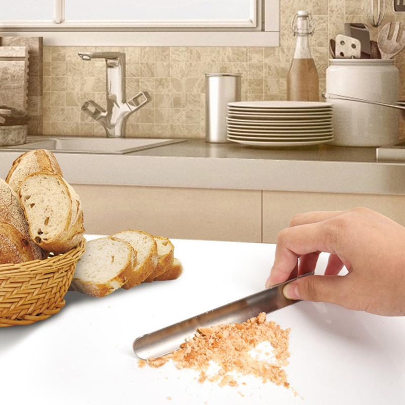 Инструмент для торта Крошкоуловитель Крошкосметы из нержавеющей стали Скребок для хлебных крошек Кухонный ресторанный инструмент для сбора крошек