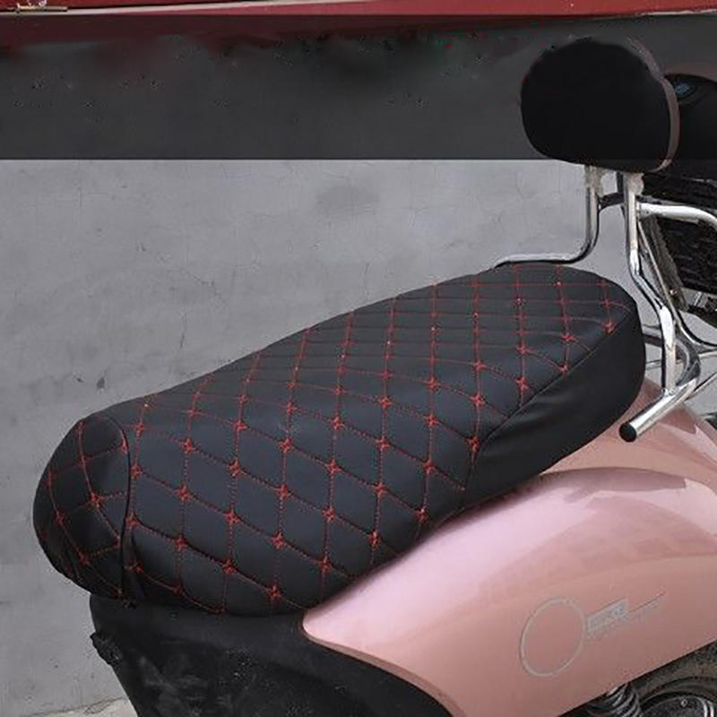 Чехол на подушку сиденья мотоцикла Водонепроницаемый Сетчатый Дышащий Нескользящий Кожаный Чехол на подушку сиденья для скутера
