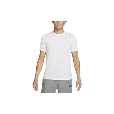 FW22 Однотонный свитер с принтом логотипа и коротким рукавом, мужские топы, белый цвет DX0990-100