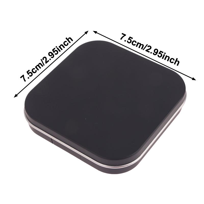 Matte Black Empty Magnetic Eyeshadow Palette Eye Makeup Storage Dish For Women Makeup Beginners Diy Eye Shadow Storage Box Tool