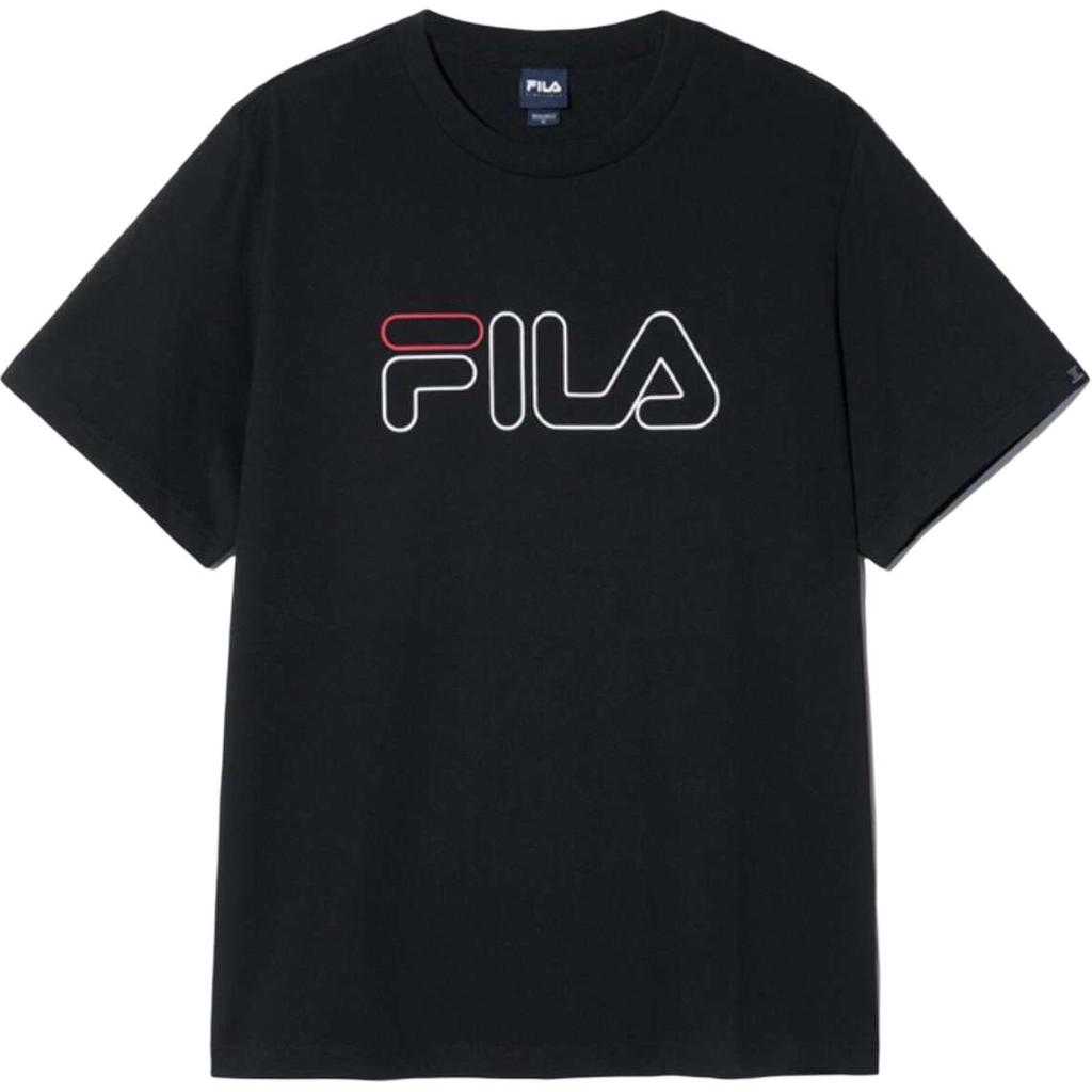 Fila Футболки Унисекс Черные С Круглым Вырезом Средней Посадки FS2RSH2102X-BLK