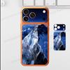 Snow Mountain Scenery For Iphone 17 Pro ProMax Back Protective Decorative Sticker Back Cover