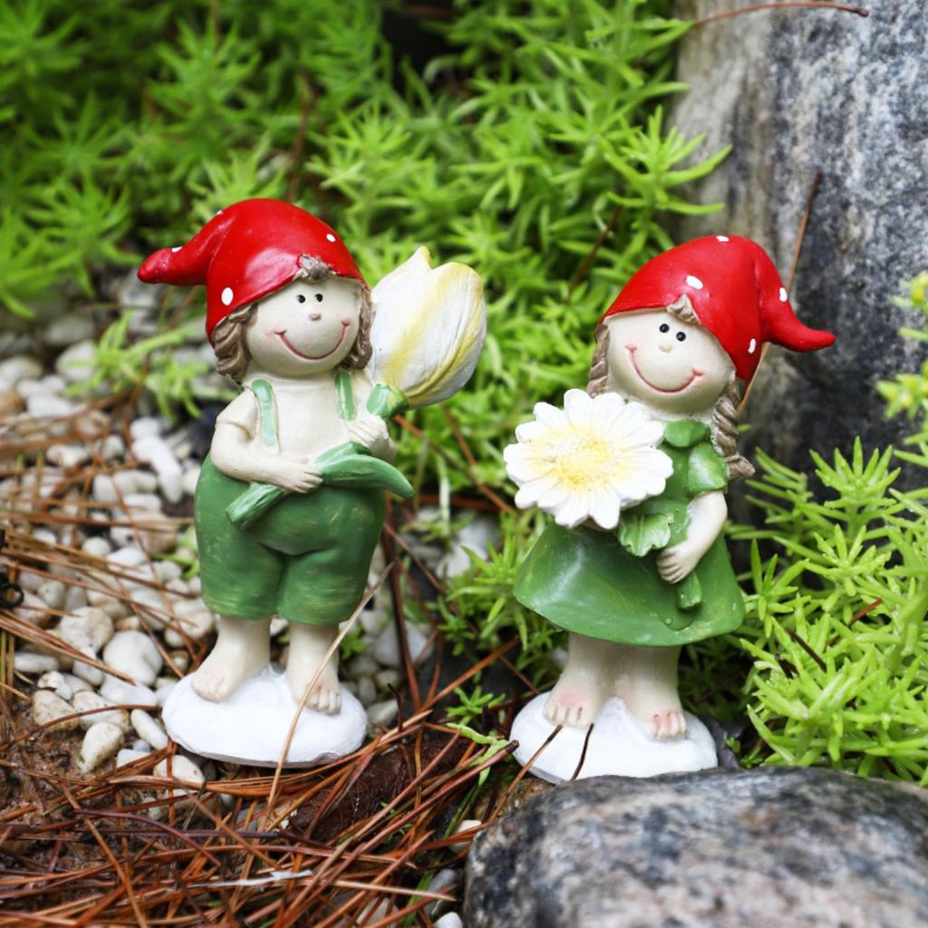 Аксессуары для миниатюрных фей на открытом воздухе - маленькие фигурки и украшения для украшения сада снаружи