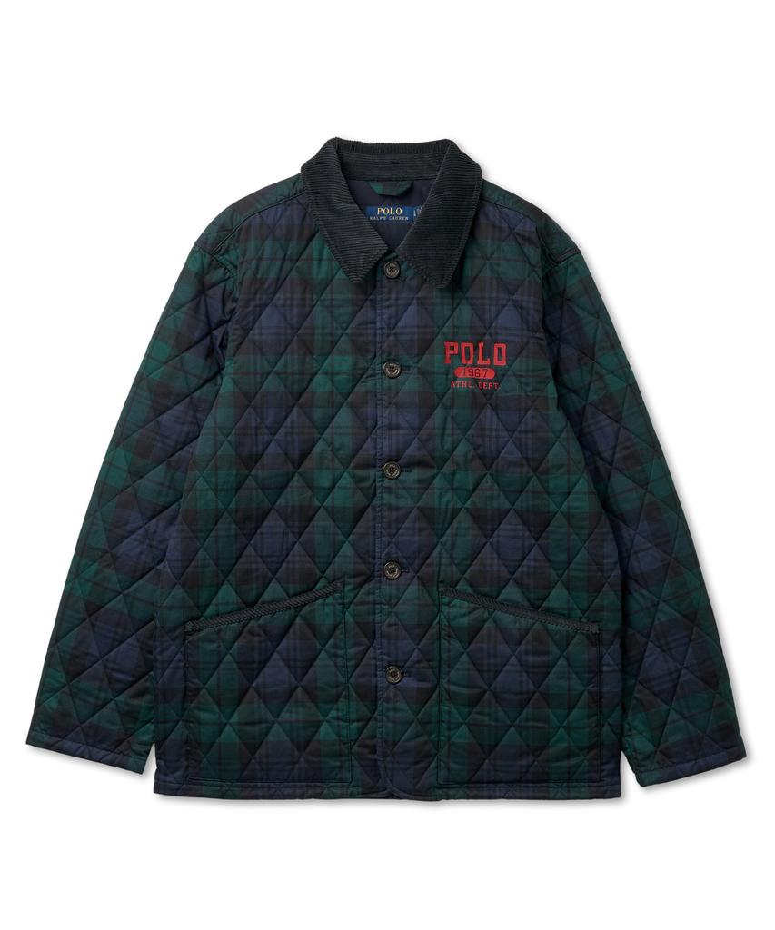 Polo Ralph Lauren Logo Plaid Short Coat - Multicolor