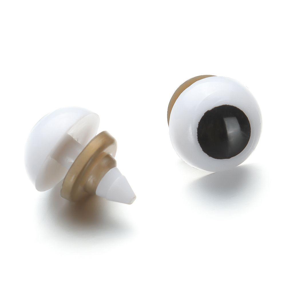 White/Black For BJD Doll Accessories Doll Making Crafts Plastic Eyes Eyeball Safety Animal Toy