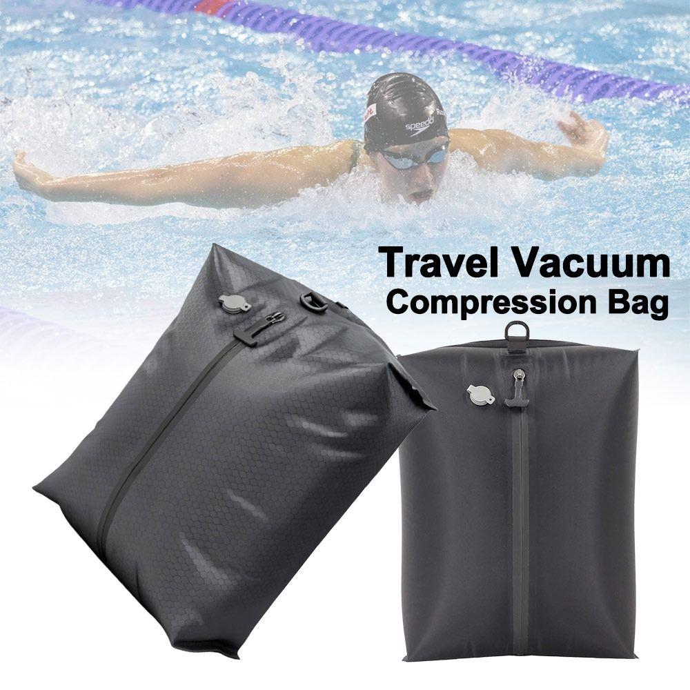 Водонепроницаемые дорожные вакуумные пакеты Складная вакуумная сумка для хранения багажа для чемоданов рюкзаков багажа