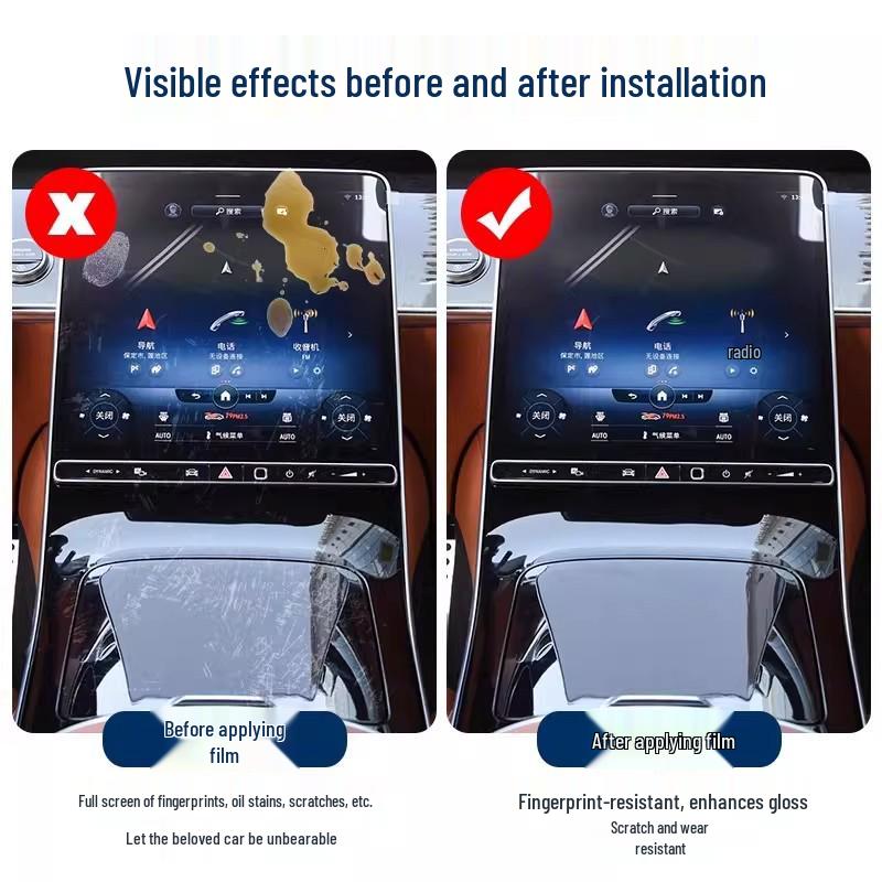 Compatible with 26 Nio ES8 models: Center Console Tempered Film, Car Navigation Screen Protector, Display Screen Protector, Instrument Panel Film.