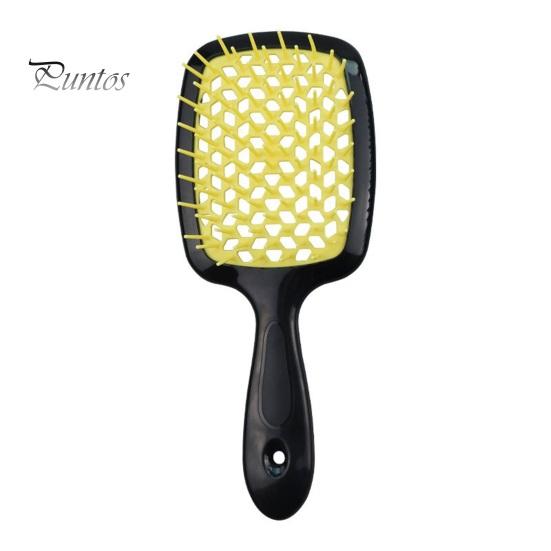 Квадратная полая расческа распутывает вьющиеся прямые волосы, уменьшает спутывание, использует удобную красочную расческу, товары для дома