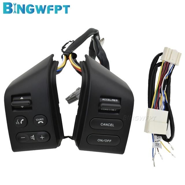 Высокое качество левый + правый переключатель громкости телефона кнопка управления рулевым колесом для Nissan Tiida LIVINA Old Sylphy