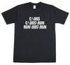Mens t shirts Geek Novelty Slogan C Dos Run Funny New Computer Geek Nerd Funny