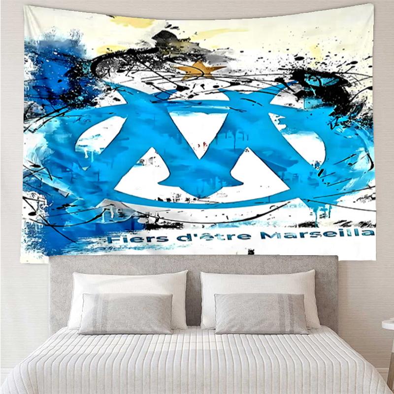 Marseille Tapestry for Bedroom Aesthetic Classroom Tapestries Wall Hanging for Living Room Dorm Office,Ideal Creative Gift