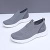 Обувь мужская 2025 весна новая внешнеторговая мягкая подошва повседневная износостойкая однопедальная дышащая нескользящая ленивая обувь папины кроссовки