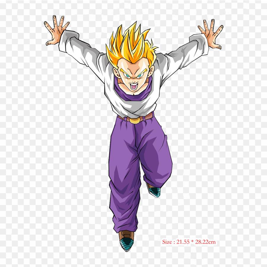 Нашивки для сумки для одежды, термонаклейки с утюгом и солью Dbz Goku Majin Buu, моющиеся теплопередачи