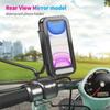 360°Rotation Waterproof Bike Phone Mount Cell Phone Holder for Motorcycle and Bike Handlebars