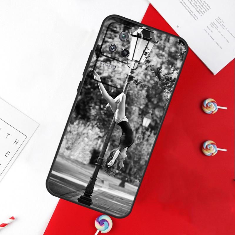 Танцы на пилоне Фитнес Чехол для Xiaomi 15 Ultra 13 14 11T 12T 13T 14T Pro POCO X7 Pro X3 X5 X6 M6 F5 F6 Pro