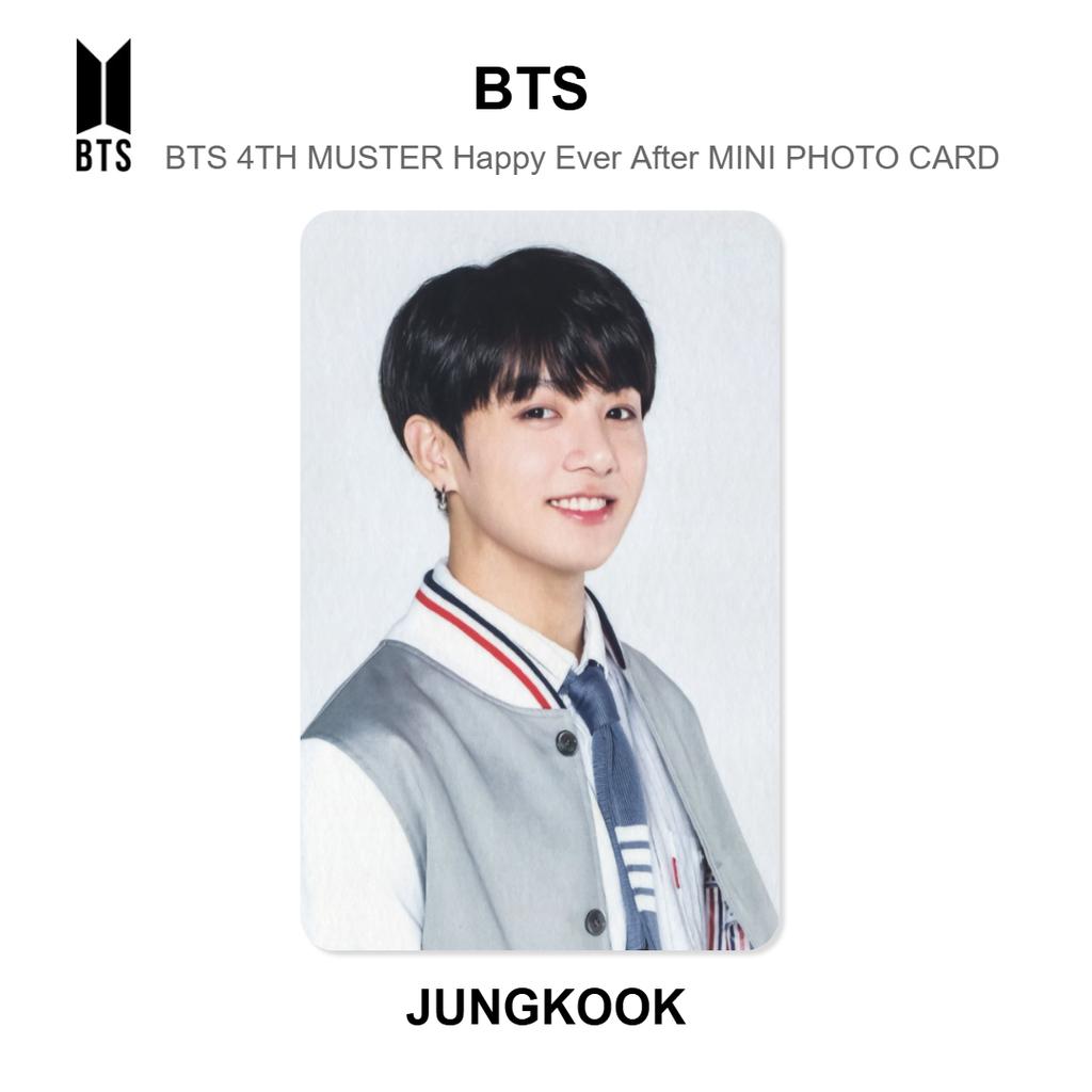 BTS BTS 4-Й МУСТЕР Happy Ever After МИНИ ФОТОКАРТОЧКА Официальная Фотокарточка