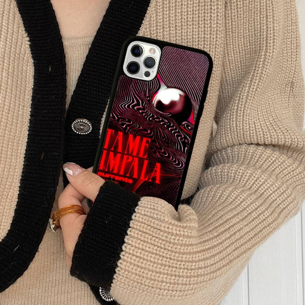 Чехол для телефона Tame Impala для iPhone 17 16 Pro Max 11 12 13 14 15 Жесткий PC+TPU С подставкой Задняя крышка