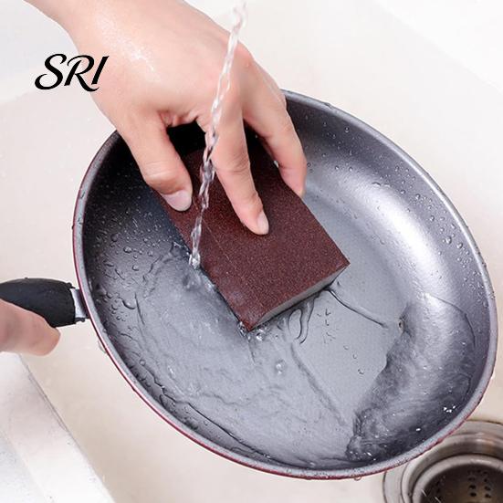 Portable Cleaning Sponge 3/4/5Pcs Emery Nano Carborundum Wipe Brush Rust Pots Eraser Pans Sink Grill Scrubber Scouring Pad