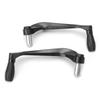 Pair of Motorcycle Brake Clutch Levers Black Protect Guard for 0.9in Aperture Handlebar