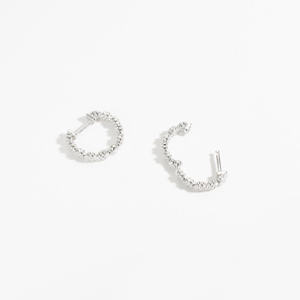 ANDYWEN Стильные великолепные серьги-кольца из стерлингового серебра 925 пробы с позолоченным цирконием, женские простые ювелирные изделия