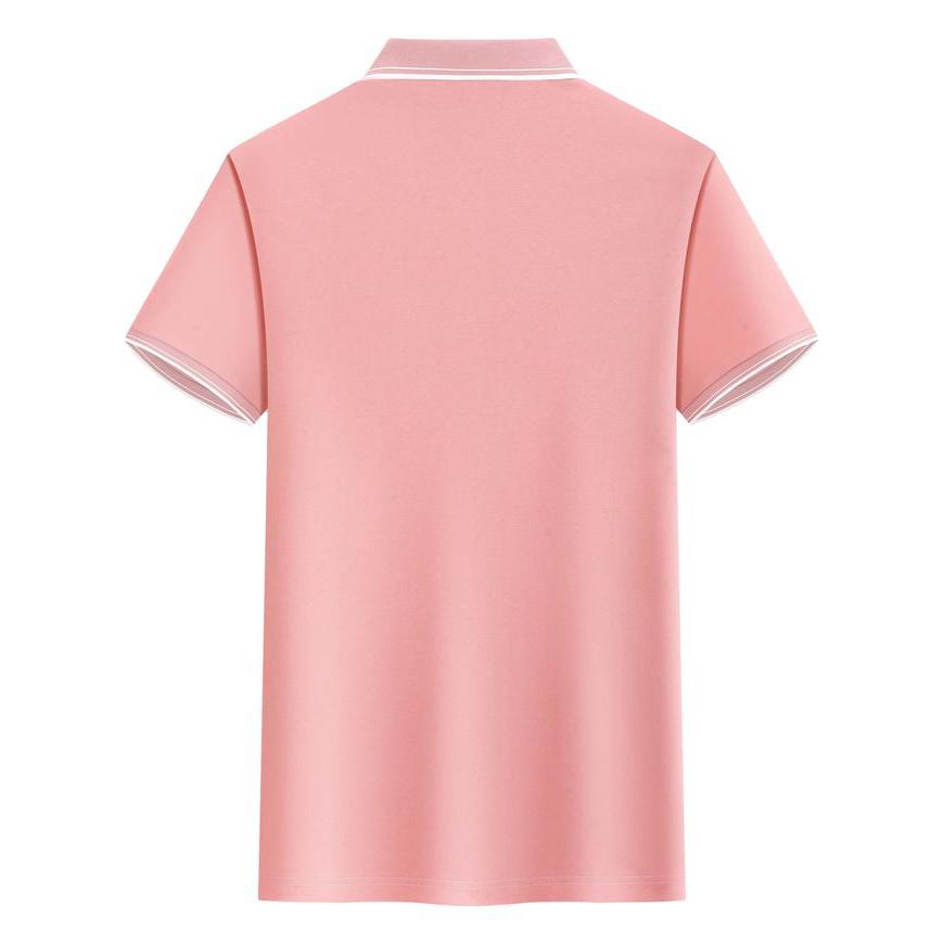 Callaway 2025 Летняя мужская и женская вышитая рубашка-поло Ice Skin Plain Solona Cotton с цветным воротником и блоками