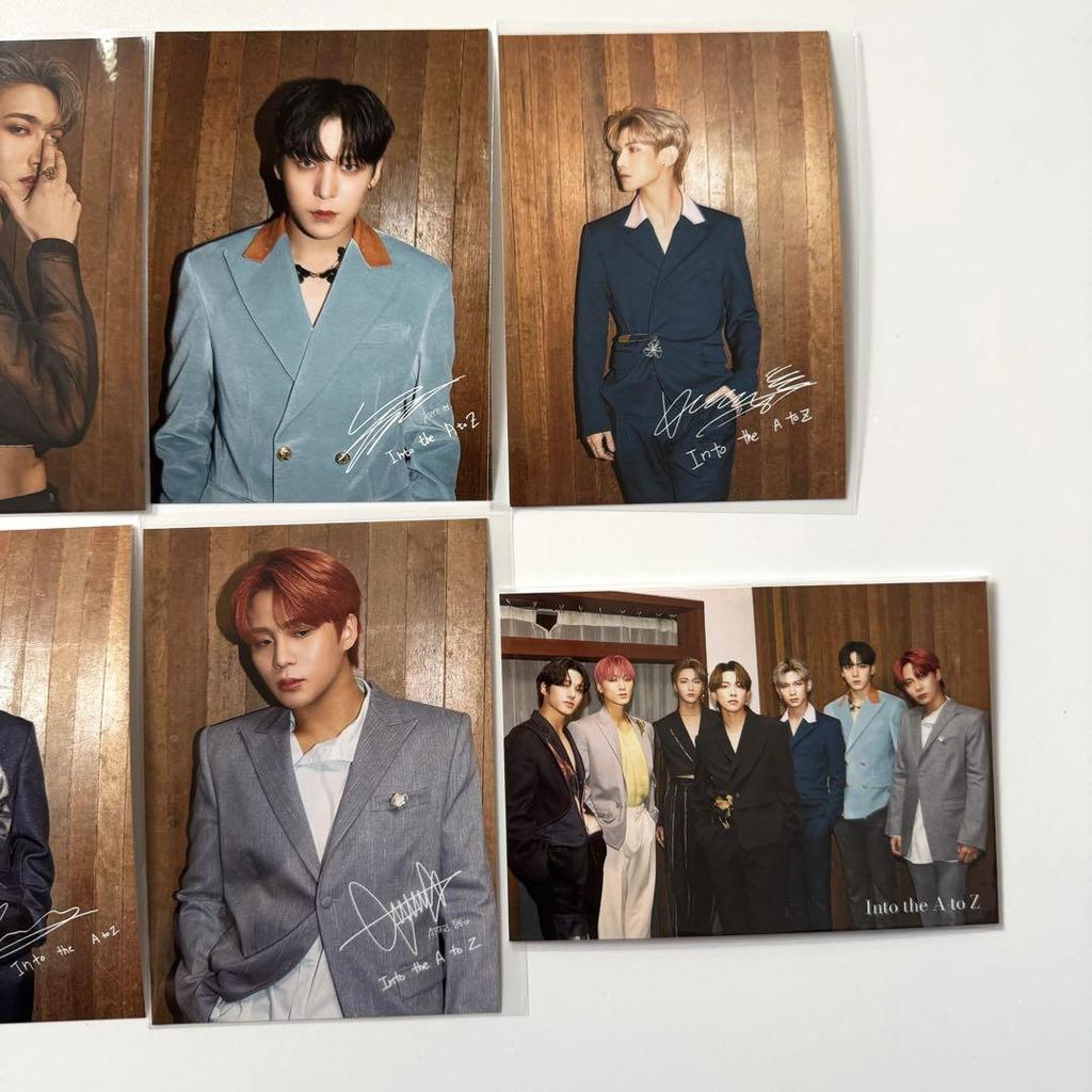 [USED] ATEEZ Into the A to Z Printed Signed Complete Set