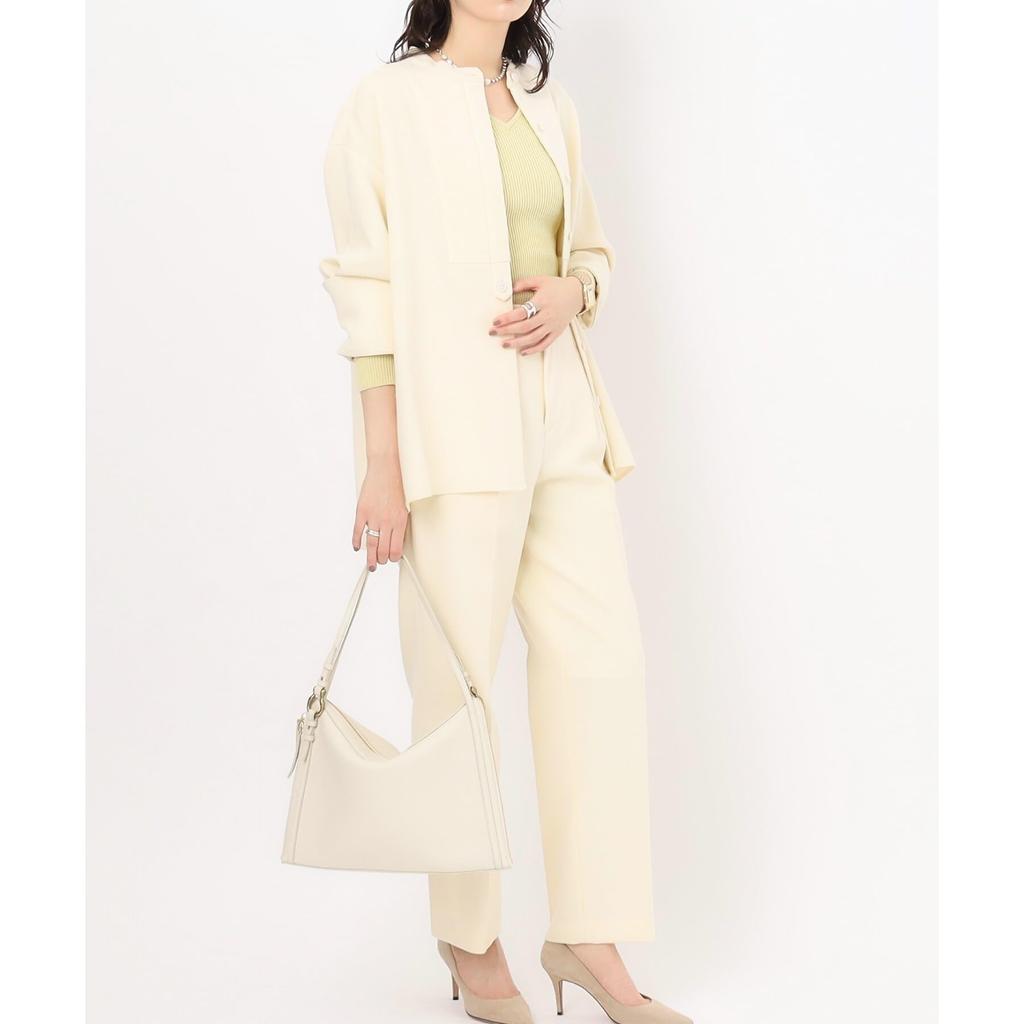 Toff Loadstone Move Soft Shrink Tote One Oyster Cowhide Leather & Bag, Size, White,