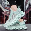 Large Size Fly-woven Sports Shoes Trendy Blade Running Shoes Ultra-light Fashion Mesh Shoes Men's Casual Shoes Spot