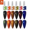 JTING Nail Art Professional 6 цветов Гель-лак для ногтей Стеклянный флакон Коллекция ярких цветов УФ-гель лак для ногтей Снимаемый салонный